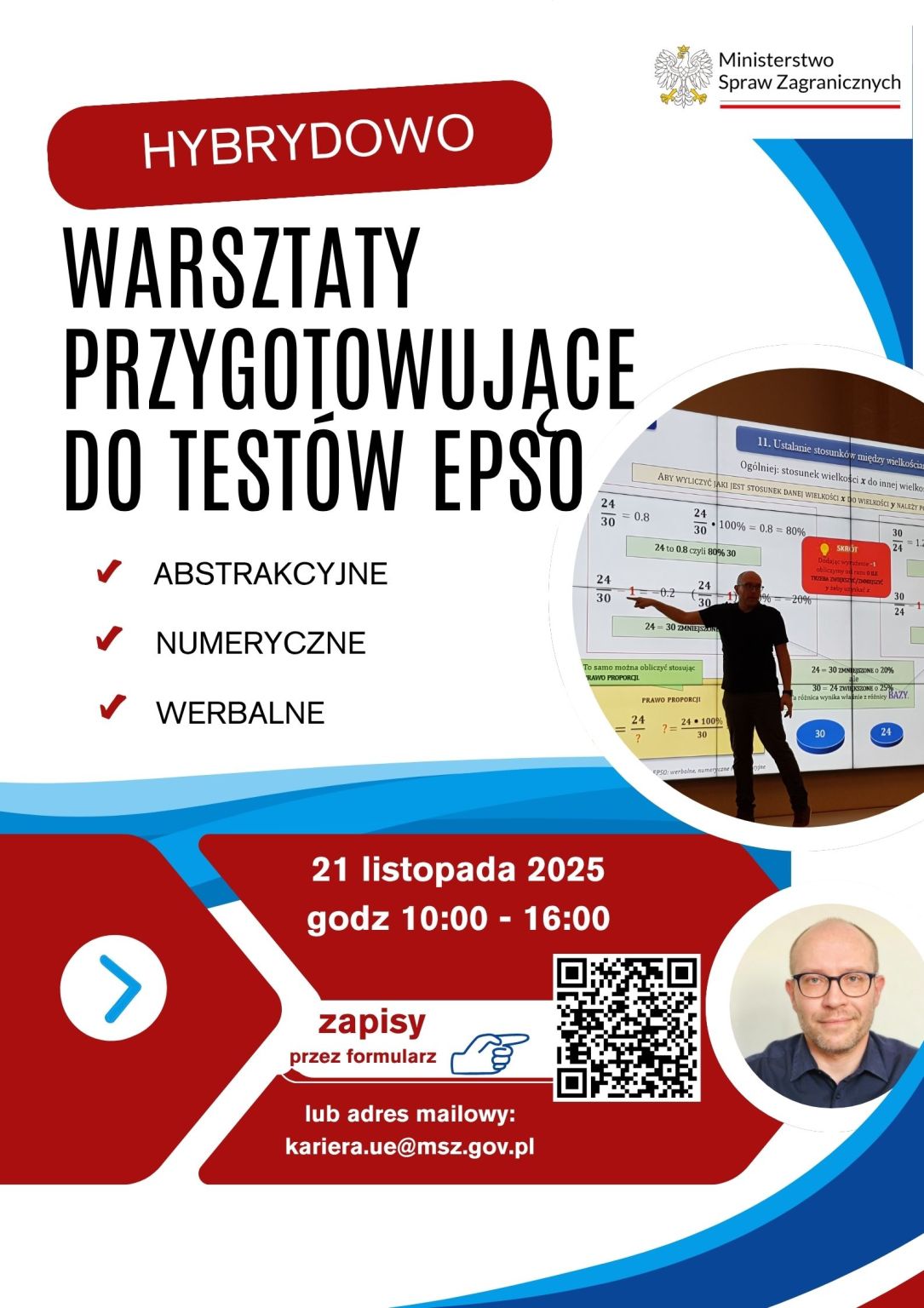 Warsztaty organizowane przez MSZ